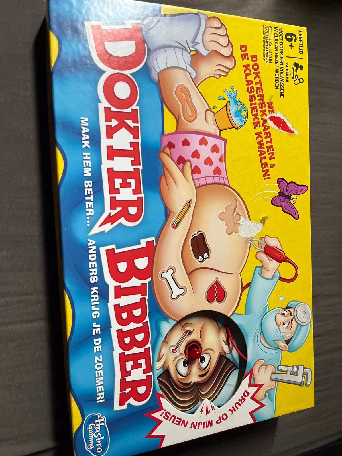 Dokter Bibber spel - Hasbro Gaming, Een of twee spelers, Ophalen of Verzenden, Gebruikt