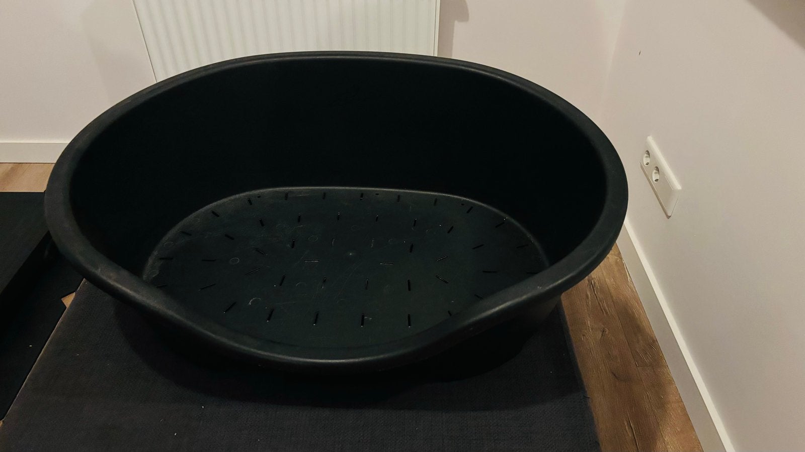 Hondenmand van plastic gratis, Ophalen