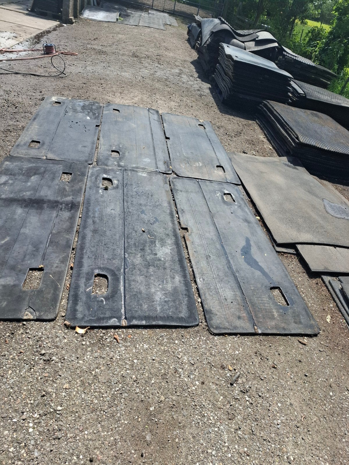 6 rijplaten met handvaten 70-170 ongeveer 1cm dik, Ophalen of Verzenden