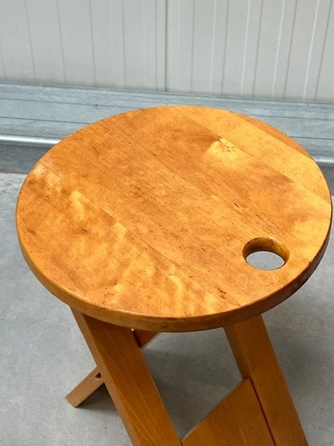 Suzy kruk Adrian Reed krukje vintage klapkruk design stool, Gebruikt, ., Ophalen of Verzenden, .