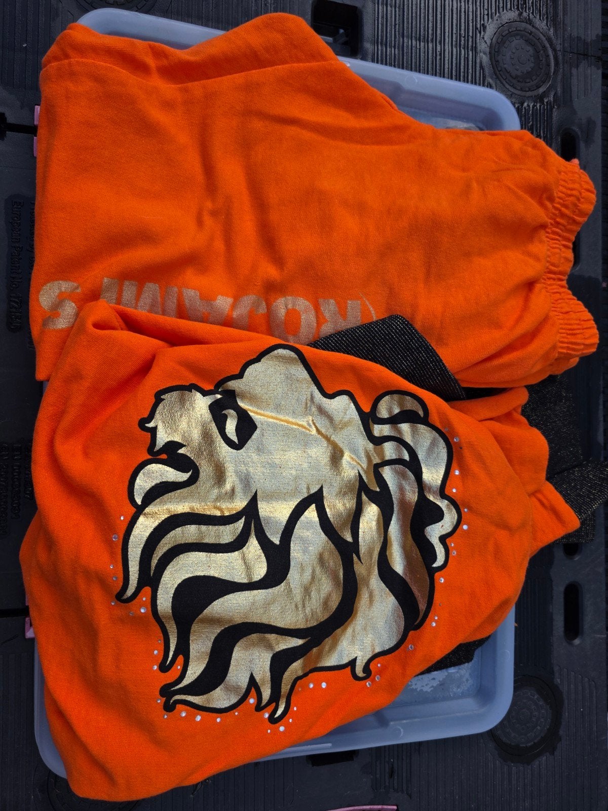 Roy Donders juichpak, Maat 38/40 (M), Oranje, Ophalen of Verzenden, Onbekend