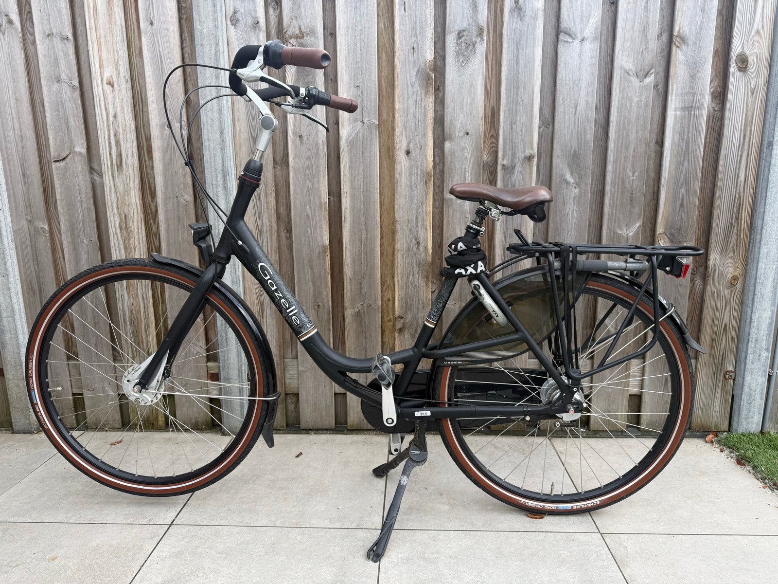 Gazelle stadsfiets met 7 versnellingen en lage instap, Velgrem, Ophalen of Verzenden, Gazelle, 53 tot 56 cm