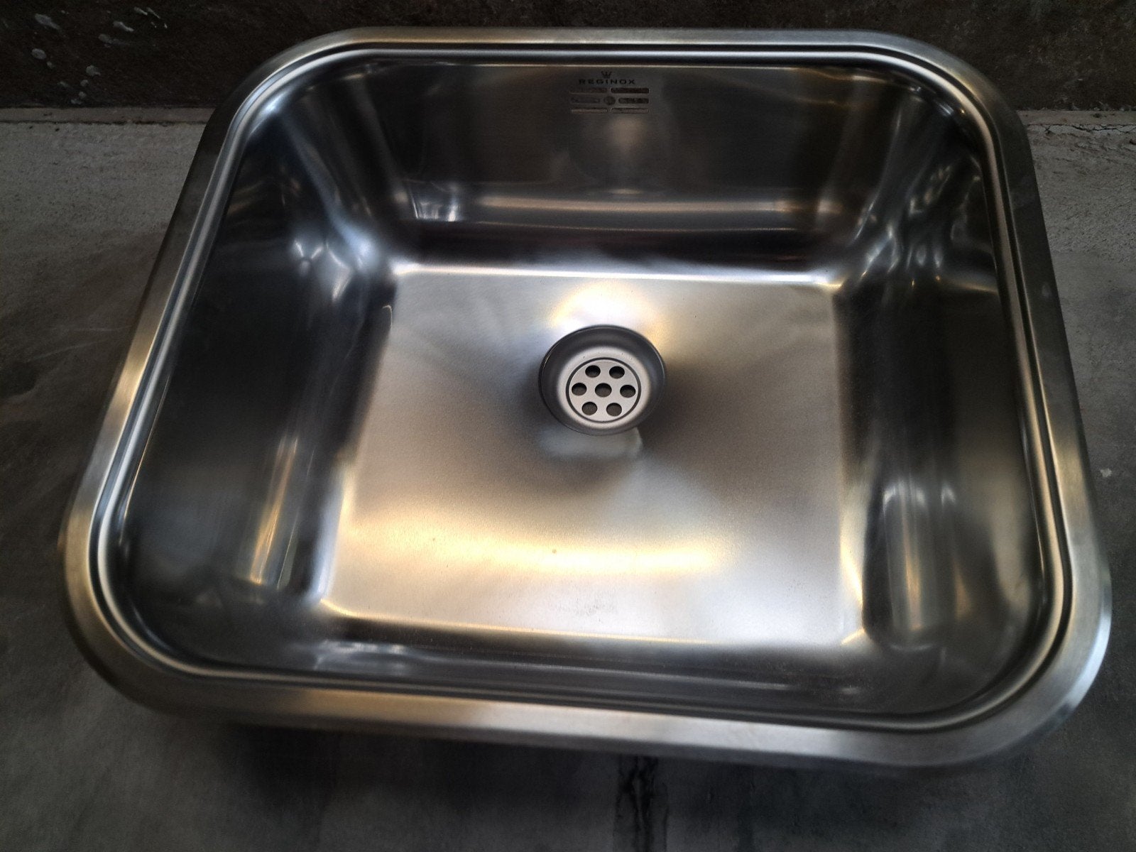 RVS spoelbak 451x401mm Nieuw en compleet, Minder dan 50 cm, ., Nieuw, Ophalen of Verzenden
