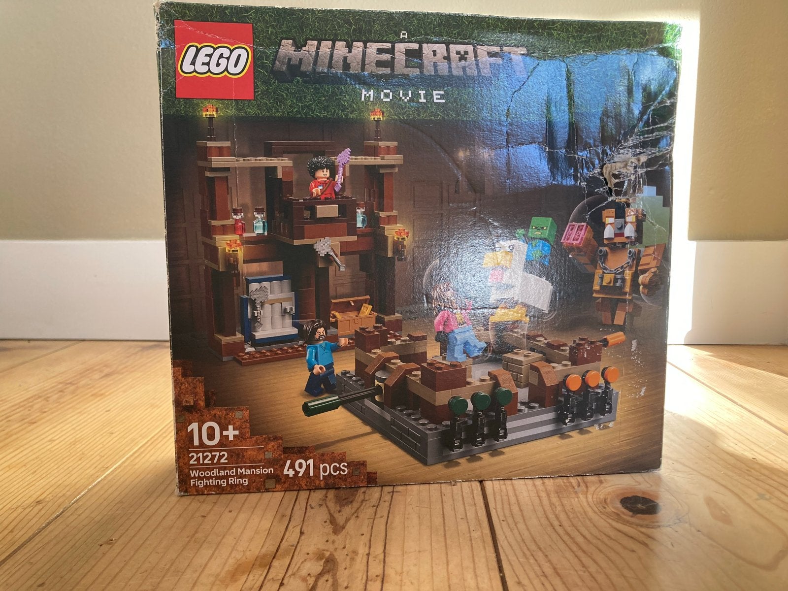 Lego Minecraft 21272 Woodland Mansion Fighting Ring, Minecraft, Lego, Ophalen of Verzenden, Zo goed als nieuw