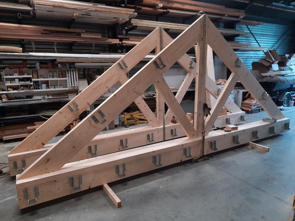 Prefab Spanten - Nieuw, Nieuw, Balk, Vuren, Ophalen
