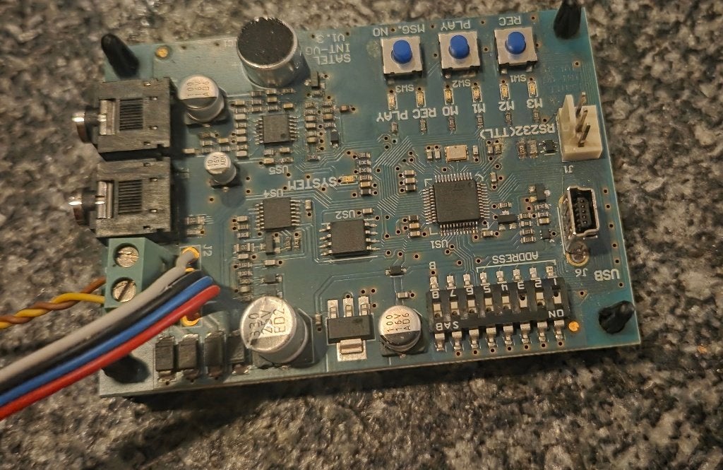 Satel int-vg spraakmodule, Gebruikt, Overige typen, Ophalen of Verzenden, Alarmoproep bij centrale