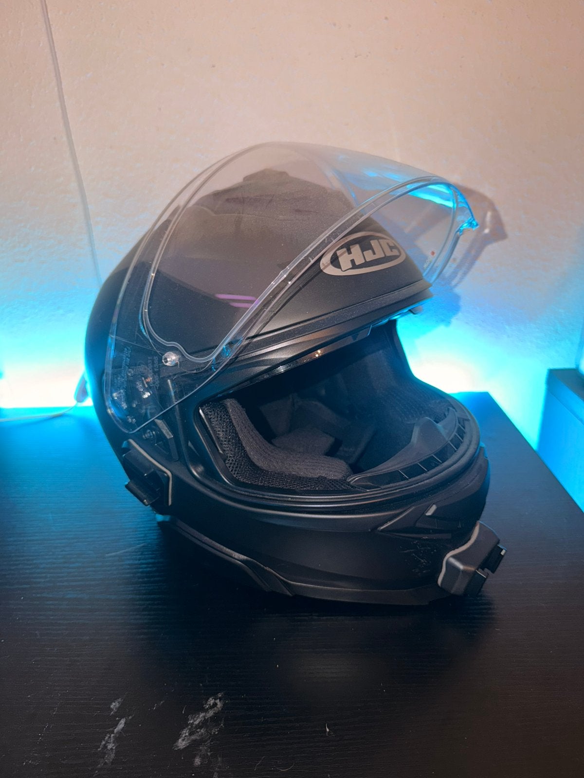 Maat M HJC I71 Motorhelm met zonnebril en pinlock + mounts, M, HJC, Kinderen, Ophalen of Verzenden