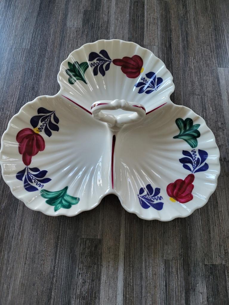 Boerenbont schelpenschaal (collector's item), Nieuw, Ophalen of Verzenden, Schaal of Schalen, Aardewerk