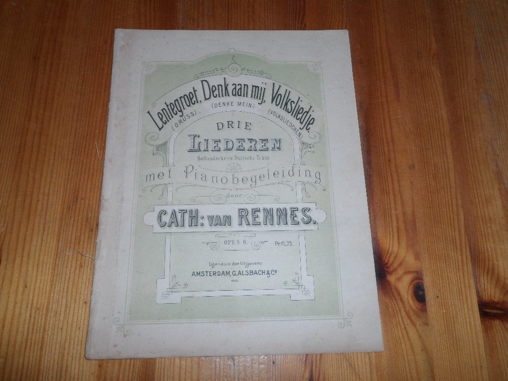 Catherina van rennes, Piano, Gebruikt, Ophalen of Verzenden, Artiest of Componist