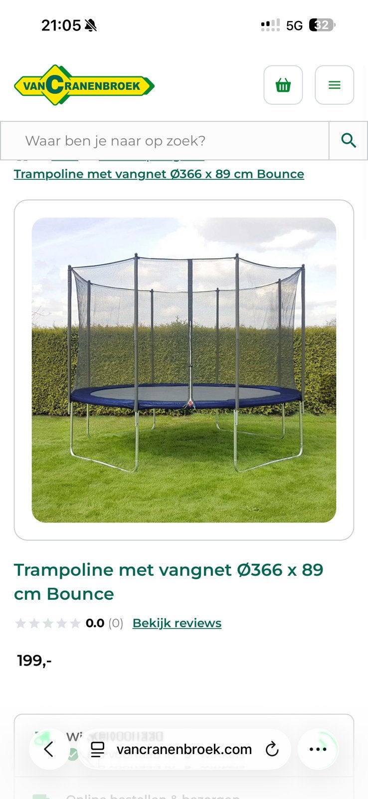 Trampoline, Ophalen
