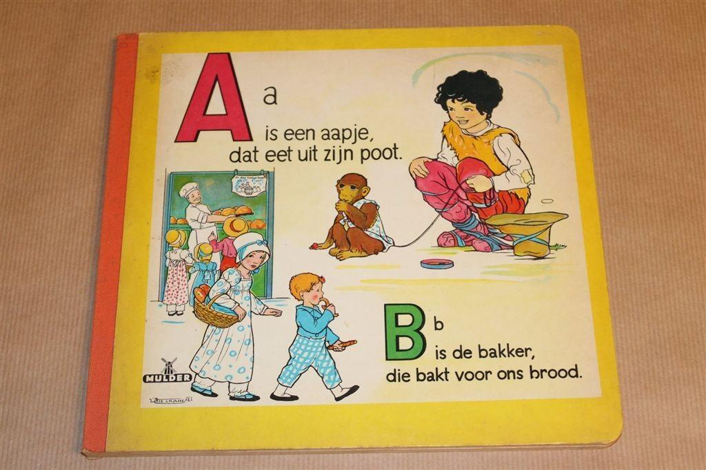 A is een Aapje — Vintage ABC Boek 1960 — Rie Cramer, Boeken, Ophalen of Verzenden, Gelezen