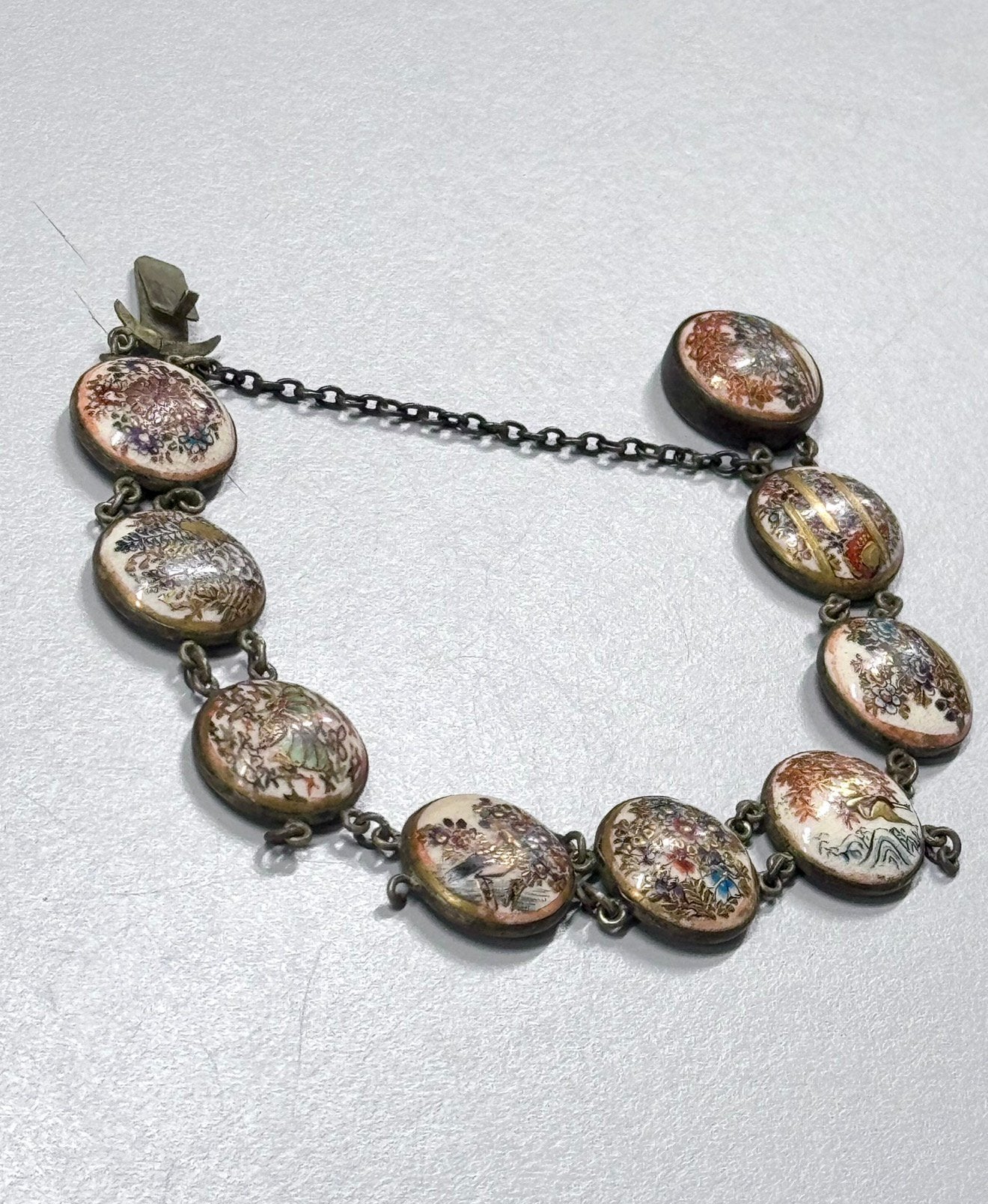 Antieke Satsurnawear armband antiek bracelet Japanese Meiji, Ophalen of Verzenden, Armband