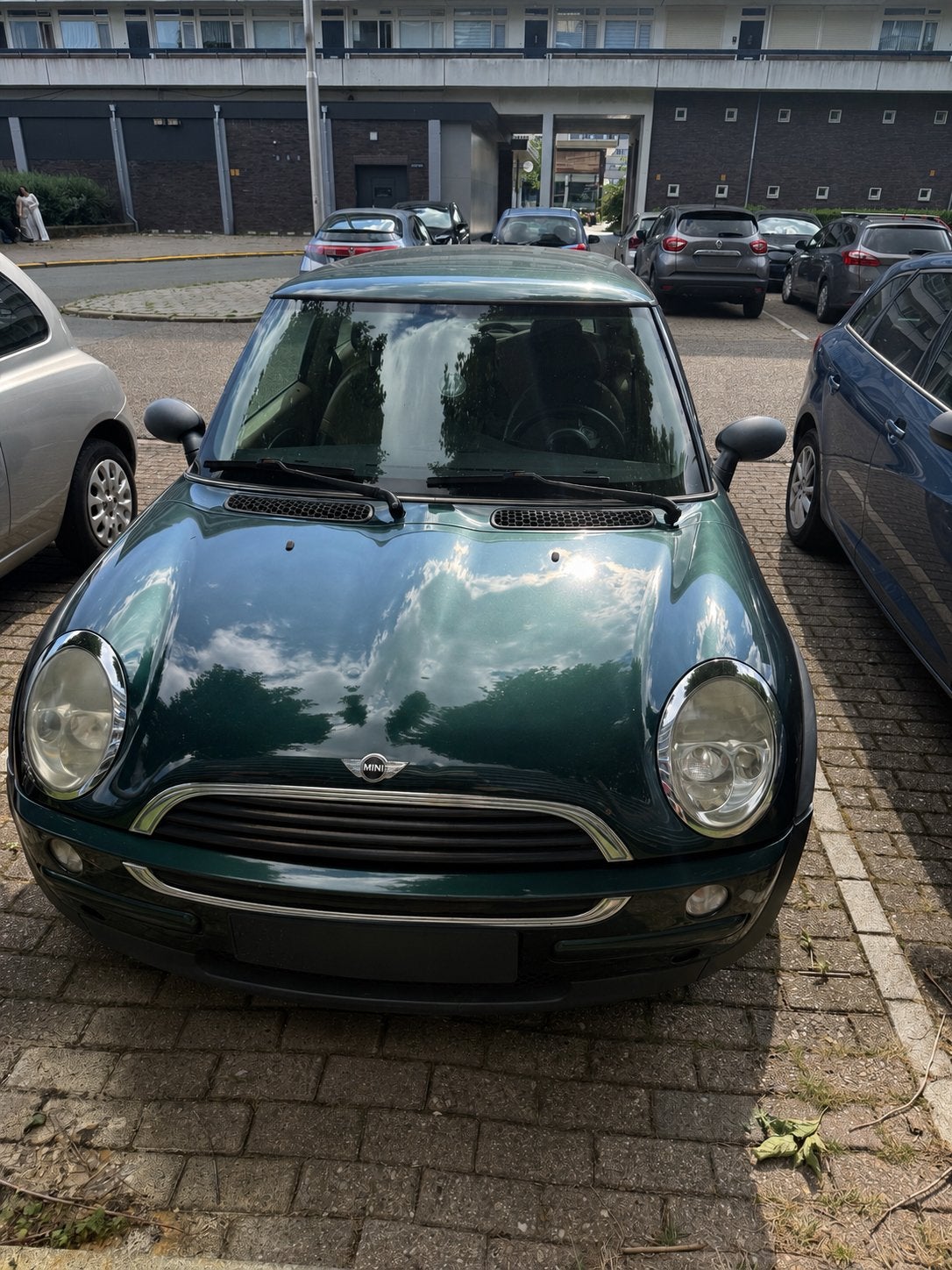 Mini 1.6 16V ONE 2002 Groen, Voorwielaandrijving, 15 km/l, 4 cilinders, 4 stoelen