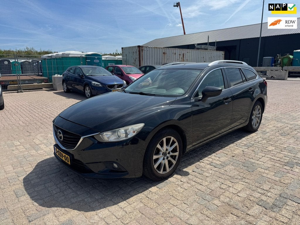 Mazda 6 Sportbreak 2.2D Skylease / exportprijs ex bpm!, Auto's, Mazda, Voorwielaandrijving, Gebruikt, 4 cilinders, 150 pk
