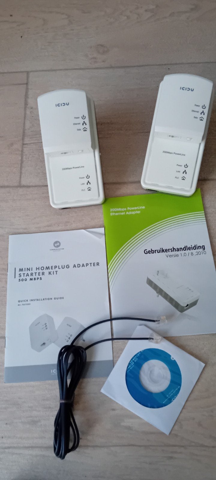 icidu homeplug adapter, Ophalen of Verzenden