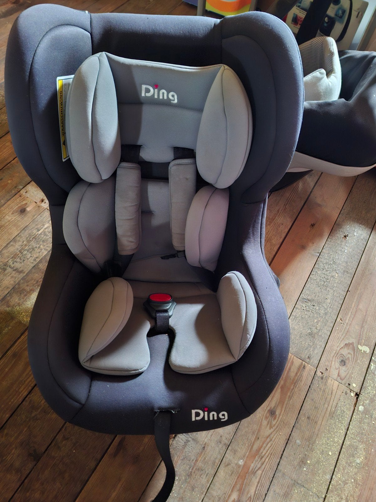 Ding autostoel 0-18 kg - Zwart/Grijs, 0 t/m 18 kg, Ophalen, Overige merken, Gebruikt