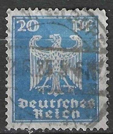 Duitsland 1924-1925 - Yvert 351 - Adelaar (ST), Postzegels en Munten, Verzenden, 1990 tot heden, Gestempeld