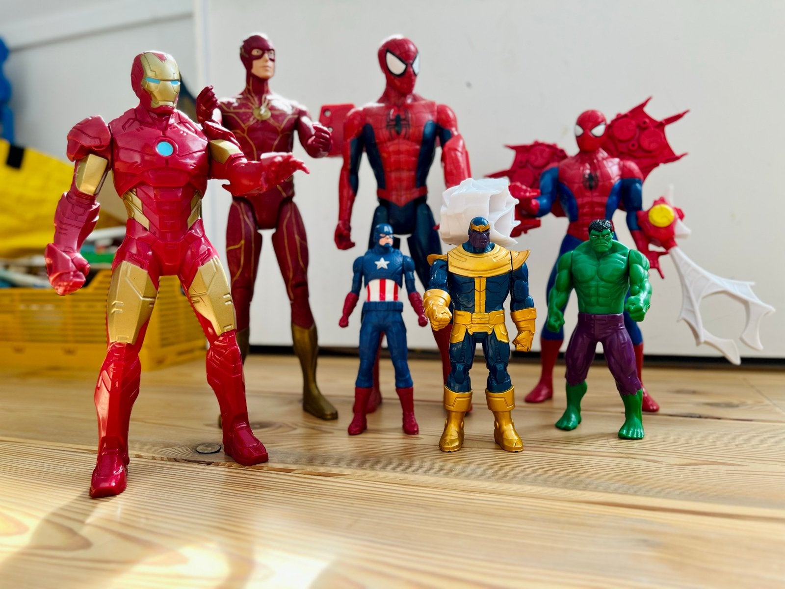 Marvel Superhelden Actiefiguren Set, Ophalen of Verzenden, Gebruikt