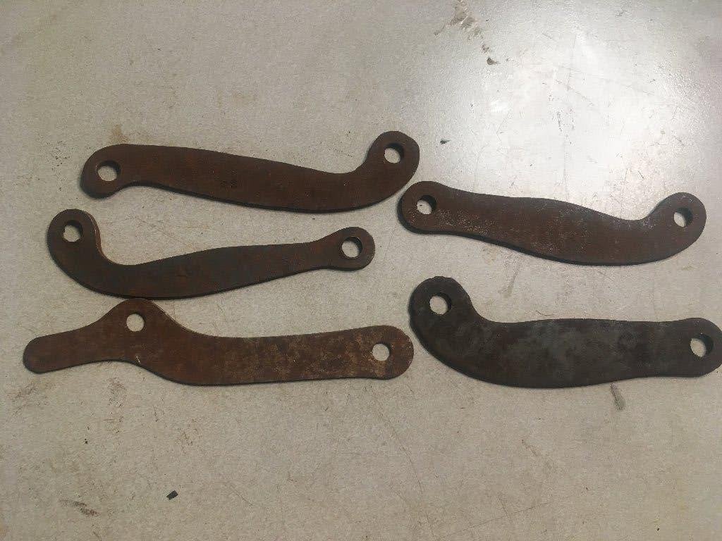 metalen plaatjes voor geweeren 19de eeuw, Ophalen of Verzenden