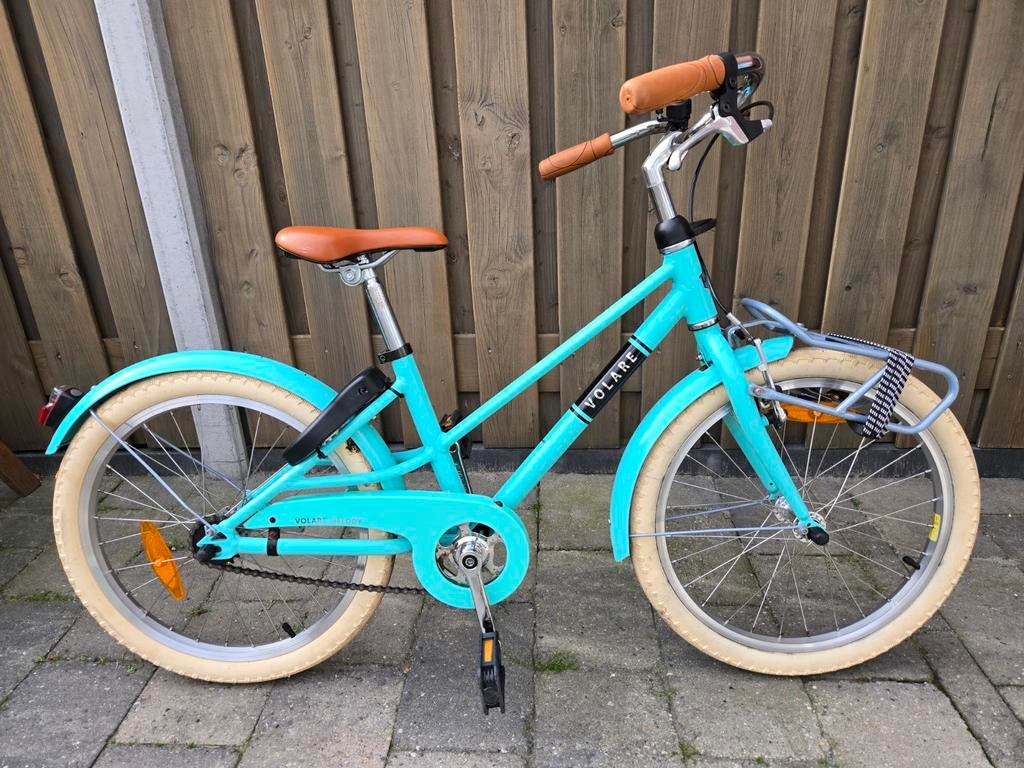 Volare Melody kinderfiets 20 inch met slot, licht en rekje, Ophalen of Verzenden, Terugtraprem, 20 inch of meer, Volare