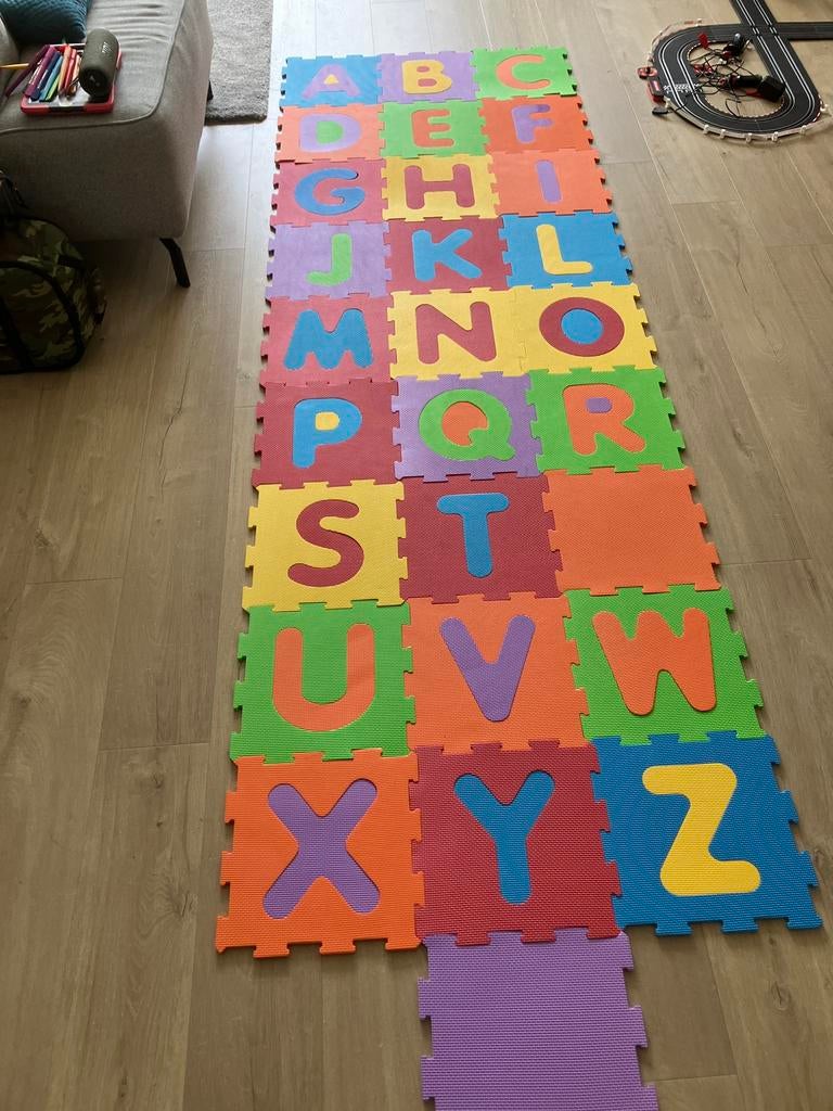 Gratis Puzzel kleed foam zachte letters alfabet, Ophalen, Zo goed als nieuw