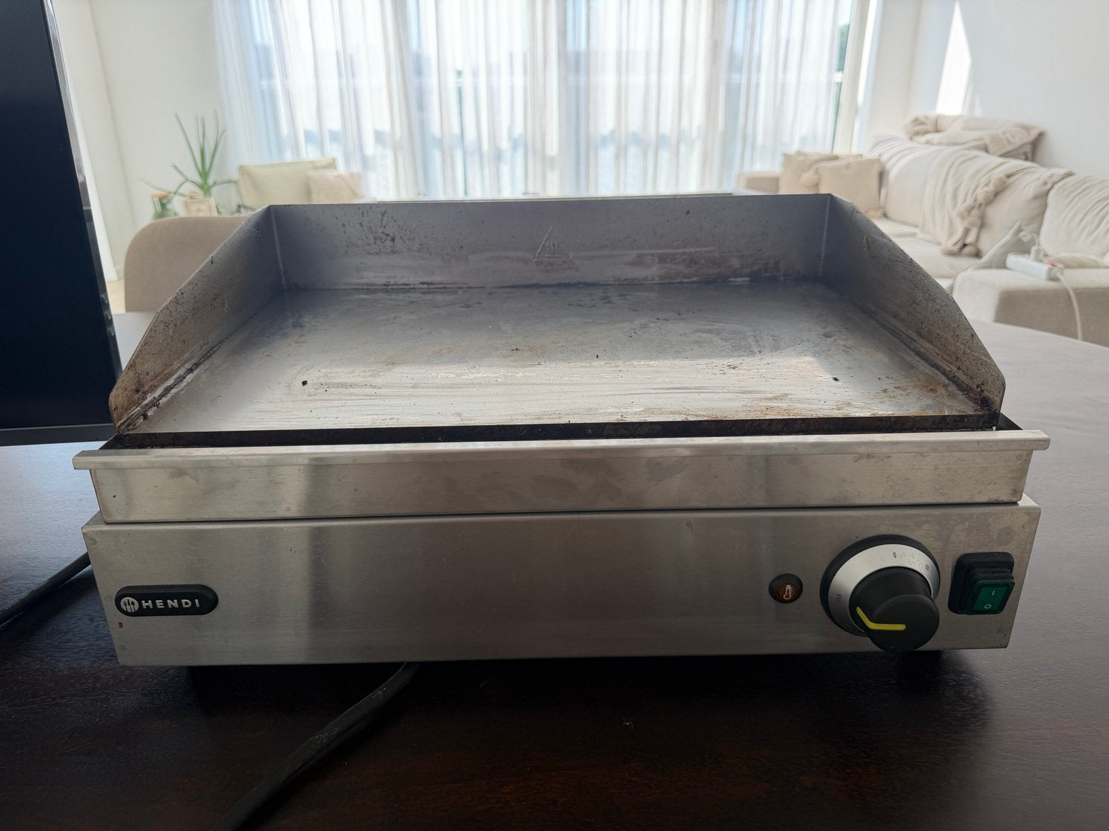 Elektrische grillplaat van het topmerk Hendi horeca, Ophalen