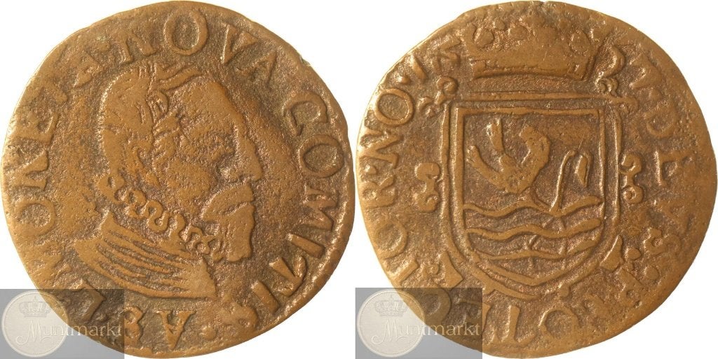 Reckheim - Oord 1657 'Ferdinand d'Aspremont-Lynden', Postzegels en Munten, Munten | Nederland, Ophalen of Verzenden, Vóór koninkrijk