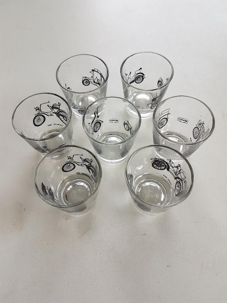 borrel glaasjes, limonade glazen van mobil, 10 stuks, Glas of Glazen, Ophalen of Verzenden, Overige stijlen, Glas
