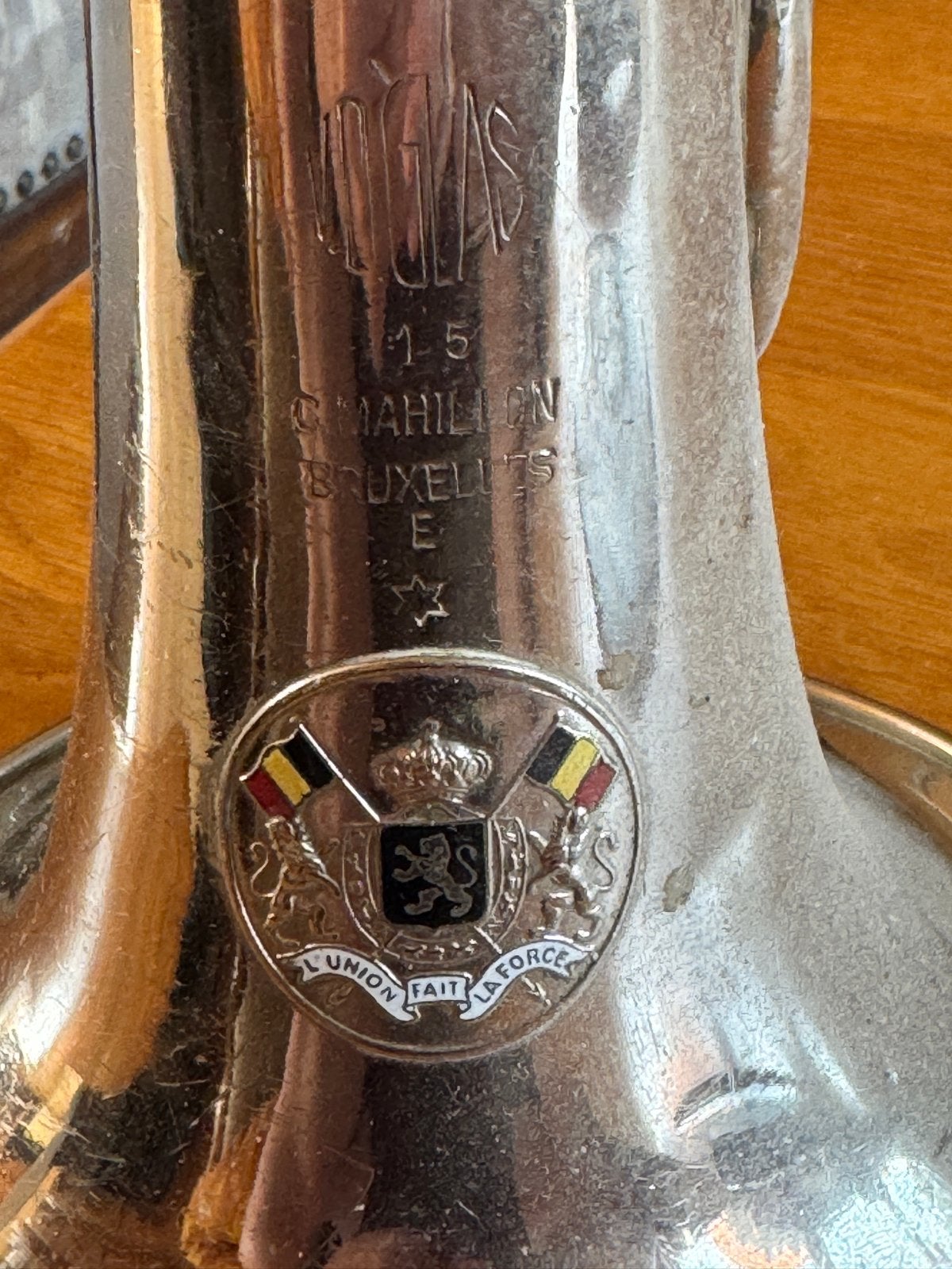 Vintage J. Glass Bugel - E-stemming - Brussels, Ophalen, Gebruikt, Overige typen