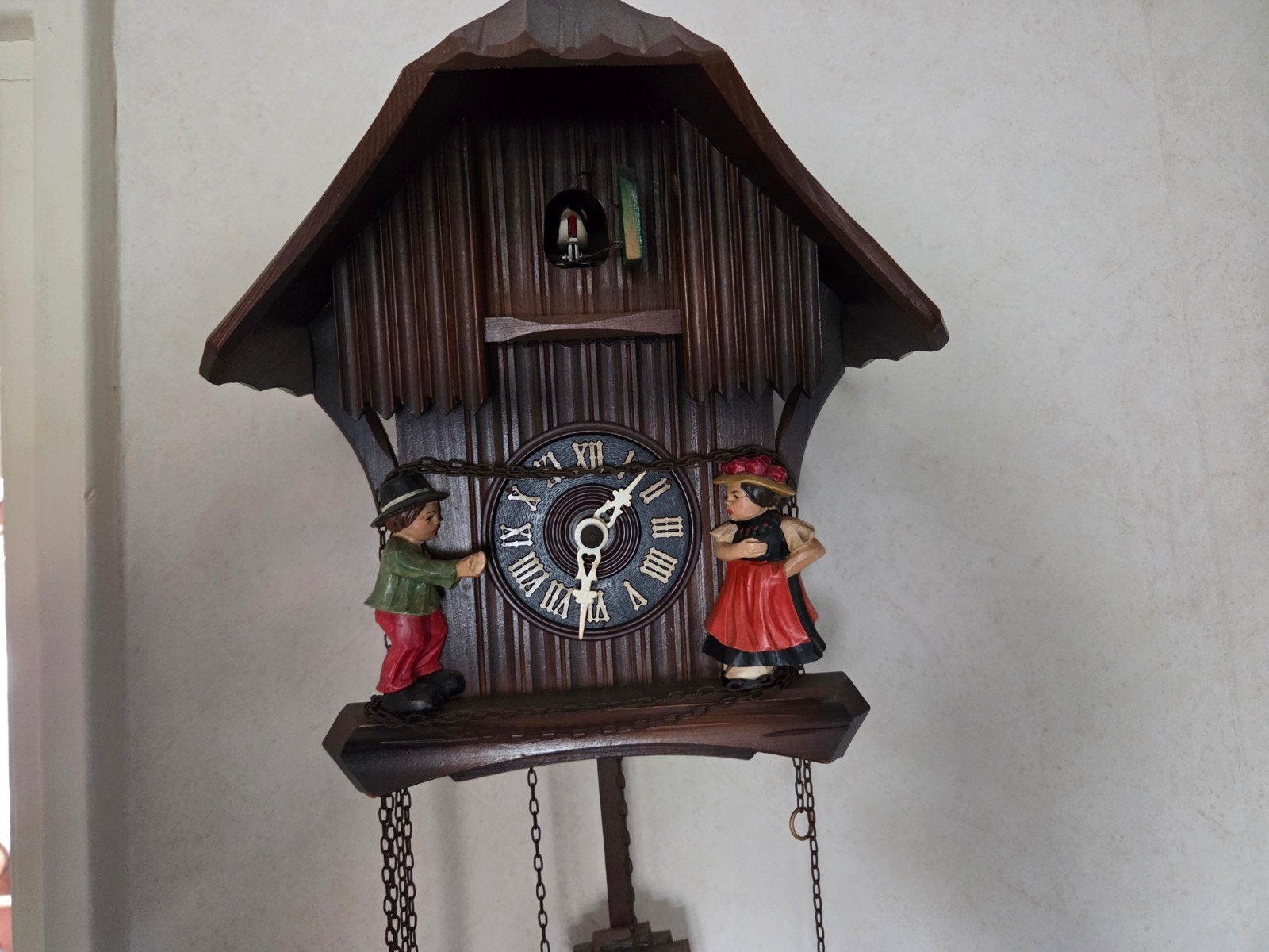 Vintage Koekoeksklok met Bewegende Figuren, Ophalen