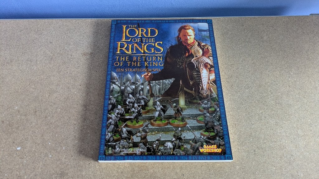 LOTR SBG: The Return of the King - Light Blue Cover - Dutch, Ophalen of Verzenden, Zo goed als nieuw, Warhammer