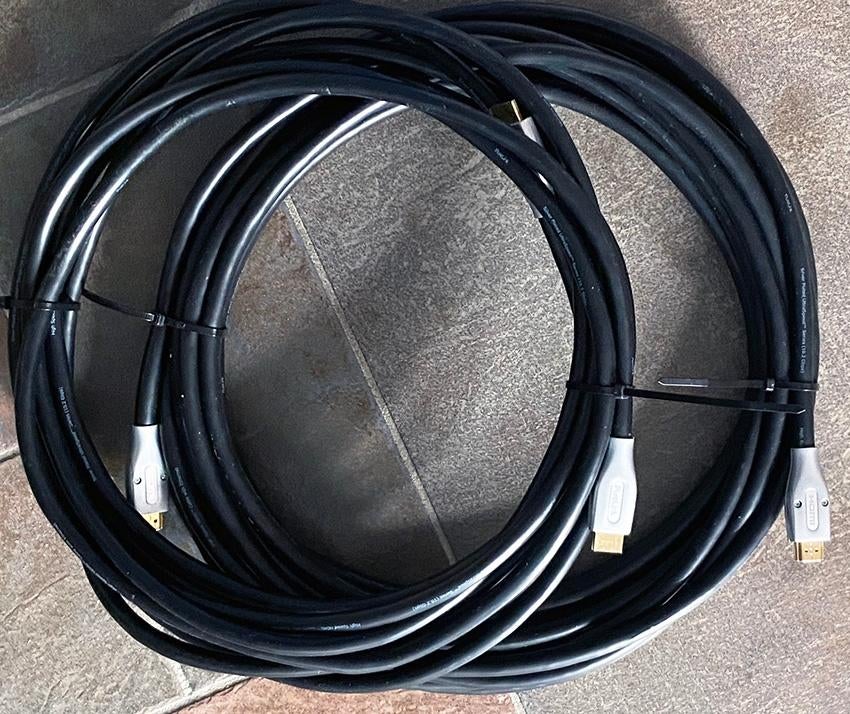 2x PureLink HDMI kabel met ethernet 10m + 6m, Ophalen, Zo goed als nieuw