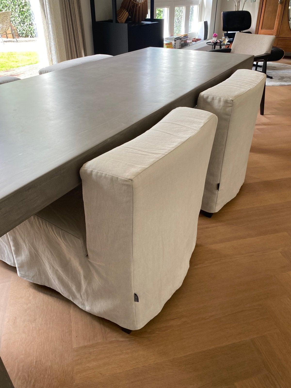4 x Linteloo stoelen DWI zandkleur, Ophalen, Gebruikt, Overige kleuren, Vier