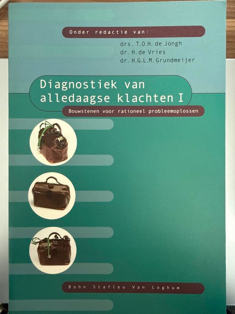 Diagnostiek van alledaagse klachten I, Boeken, Studieboeken en Cursussen, Ophalen of Verzenden, Beta, Zo goed als nieuw, WO