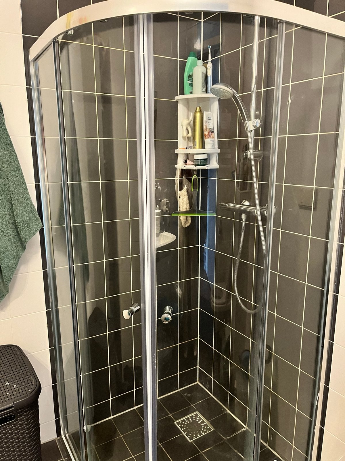 Douchecabine met schuifdeuren - Op te halen in Harderwijk, Ophalen, Gebruikt, Glas, Douche
