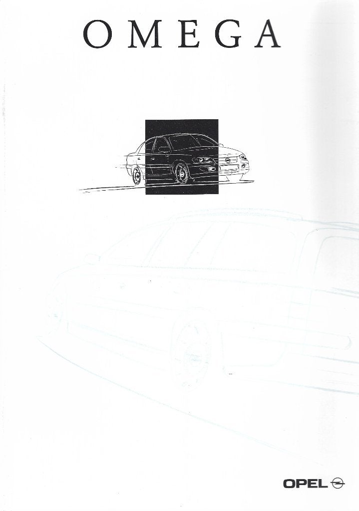 Brochure Opel Omega 1998, Ophalen of Verzenden, Gelezen, Opel