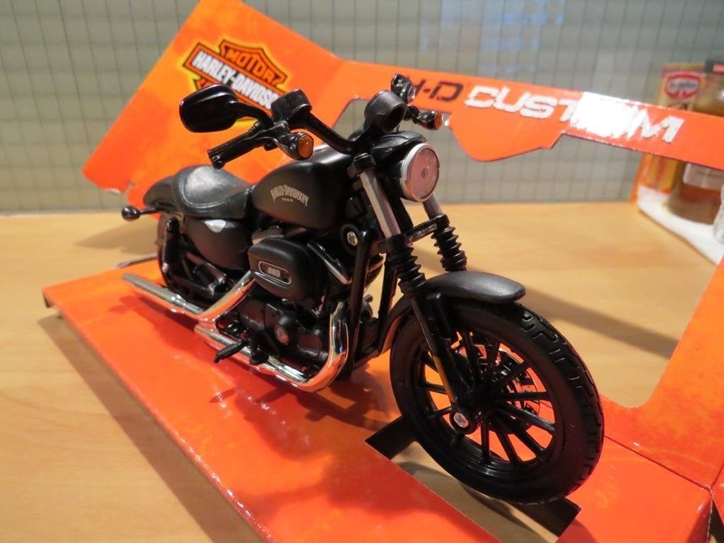 Harley Davidson Sportster Iron 883 2014 1:12 32326, MayCheong, Nieuw, Ophalen of Verzenden, 1:9 t/m 1:12
