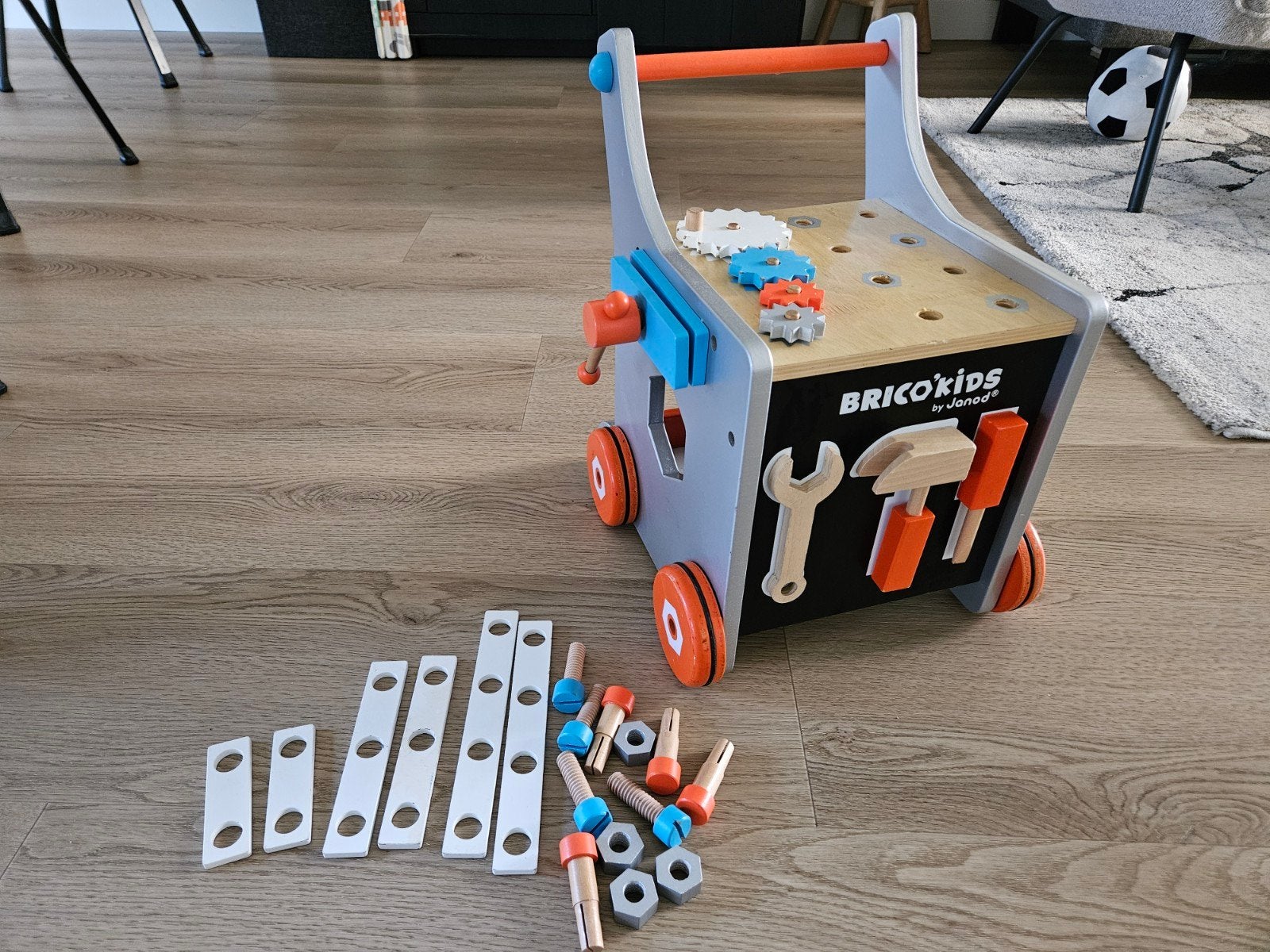 Brico kids gereedsschapstrolley, Ophalen of Verzenden, Gebruikt