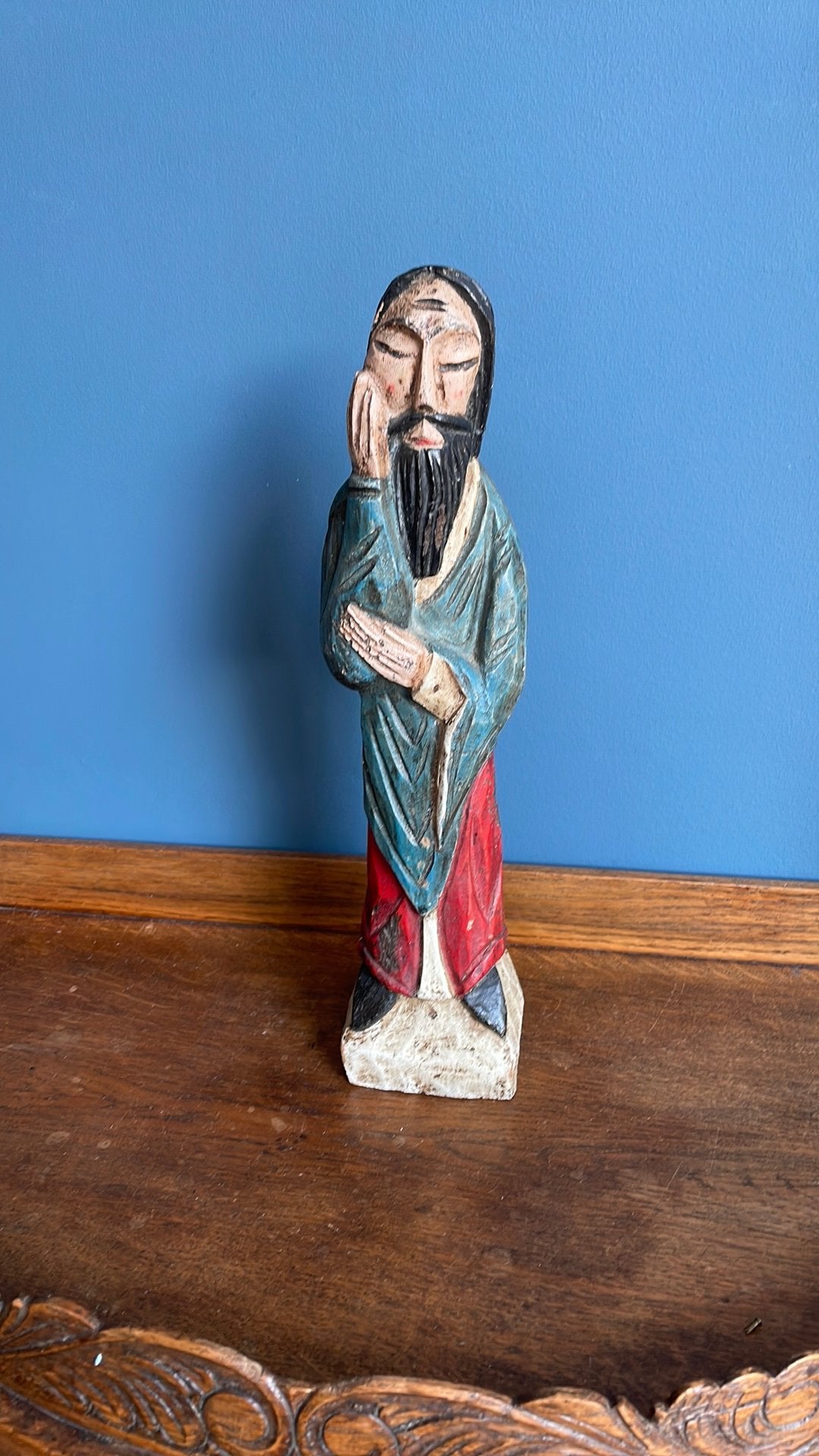 Oud houten beeld, Antiek en Kunst, Ophalen of Verzenden