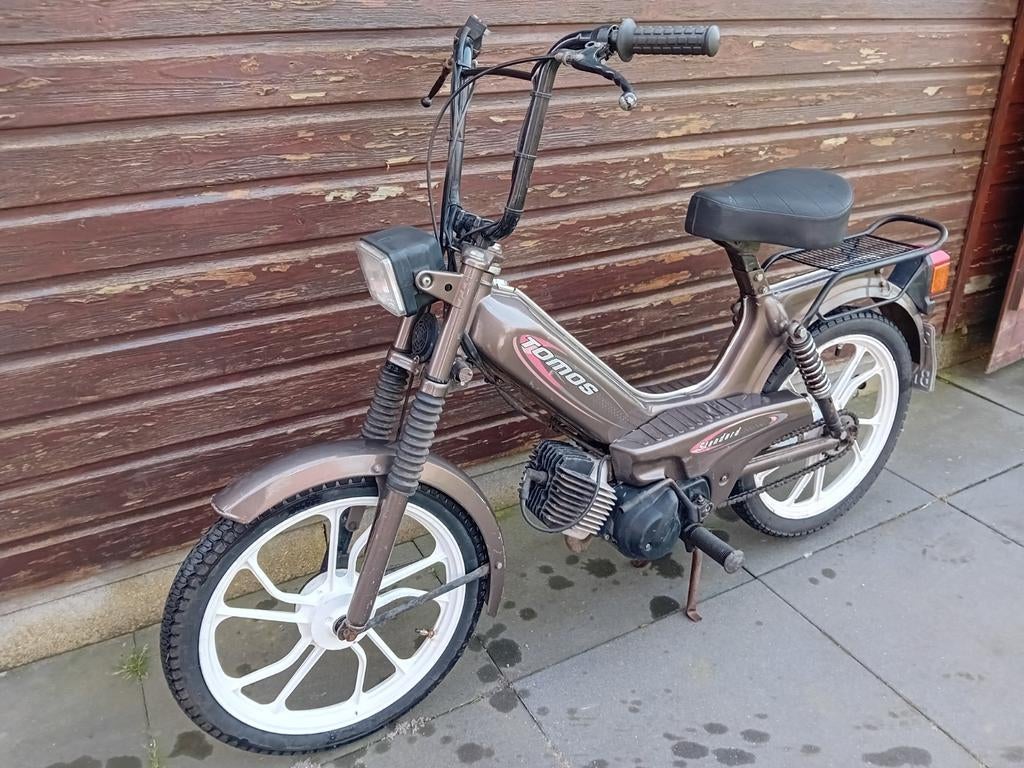 Tomos brommer a3 blauw kenteken, Fietsen en Brommers, Brommers | Tomos, Ophalen, Gebruikt, 49 cc, Standard