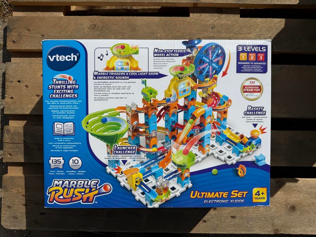 VTech Marble Rush Ultimate Set XL100E knikkerbaan, Overige merken, Nieuw, Fahrenheitstraat 22, 6003 DC Weert, Ophalen of Verzenden
