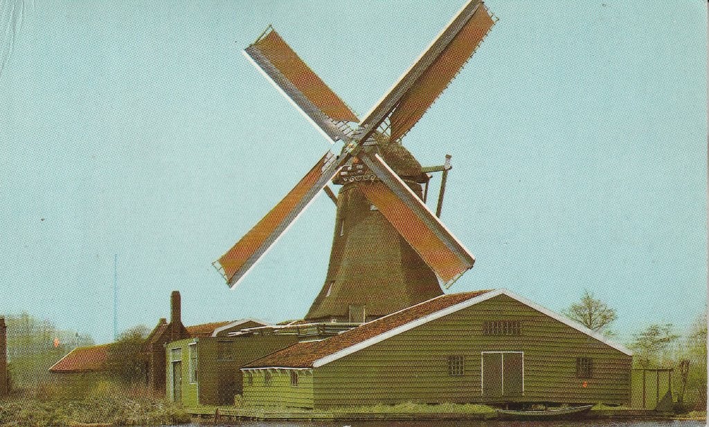 Westzaan Papiermolen De Schoolmeester, Ophalen of Verzenden, 1980 tot heden, Gelopen, Noord-Holland