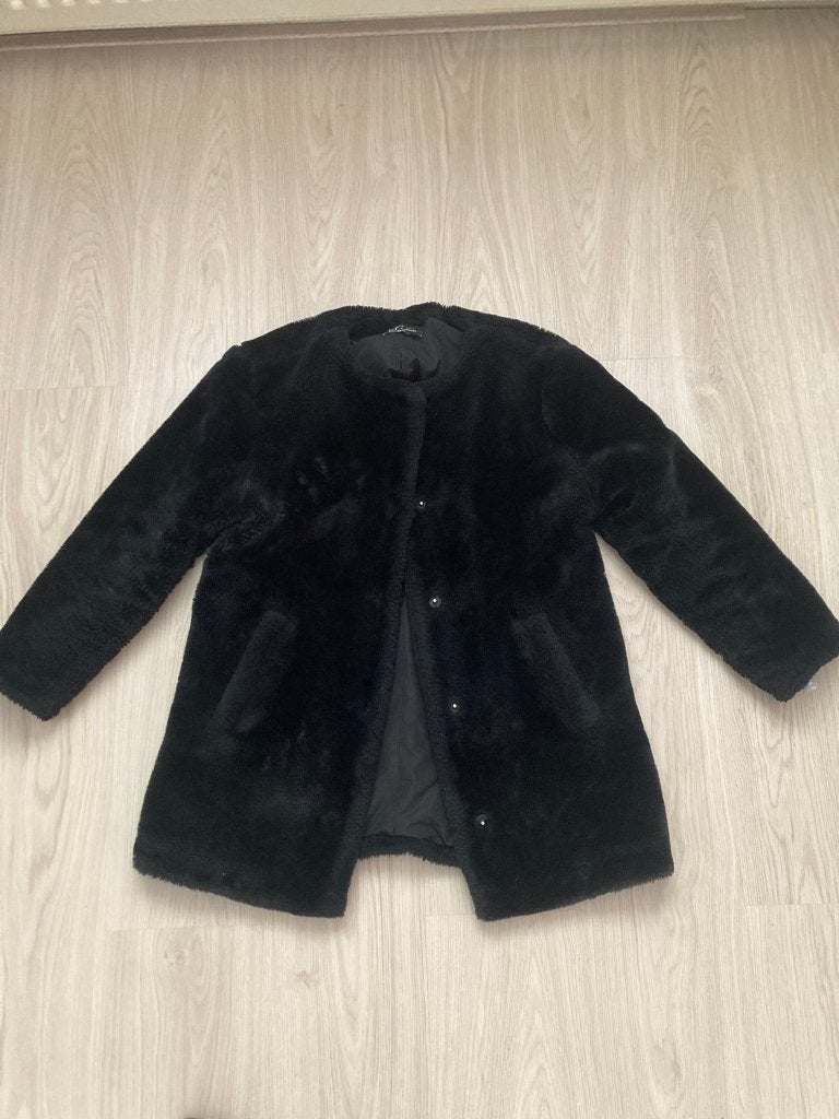 Zara, zachte teddy herfstjas, maat M, Maat 38/40 (M), Ophalen of Verzenden, Zo goed als nieuw, Zara