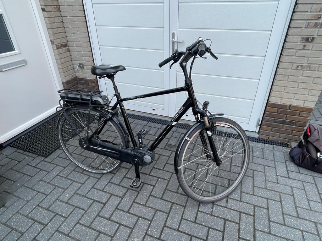 Pegasus Herenfiets electrisch., Overige merken, Gebruikt, Velgrem, Versnellingen