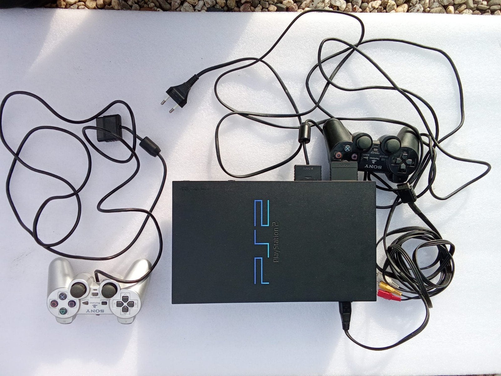 Playstation 2 Compleet met 5 Spellen - Werkt Perfect!, Ophalen of Verzenden, Gebruikt
