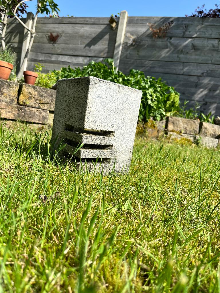 Natuursteen sierblok, Ophalen, Gebruikt