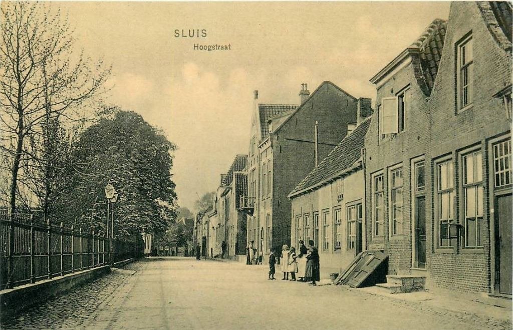 388-428-039 Sluis Hoogstraat, Verzenden, Voor 1920, Zeeland