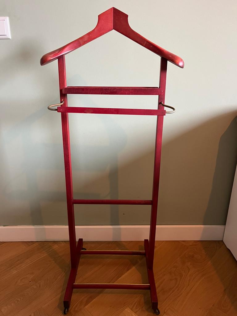 Dressboy kledingrek italiaans design, Ophalen, Met wielen, Gebruikt