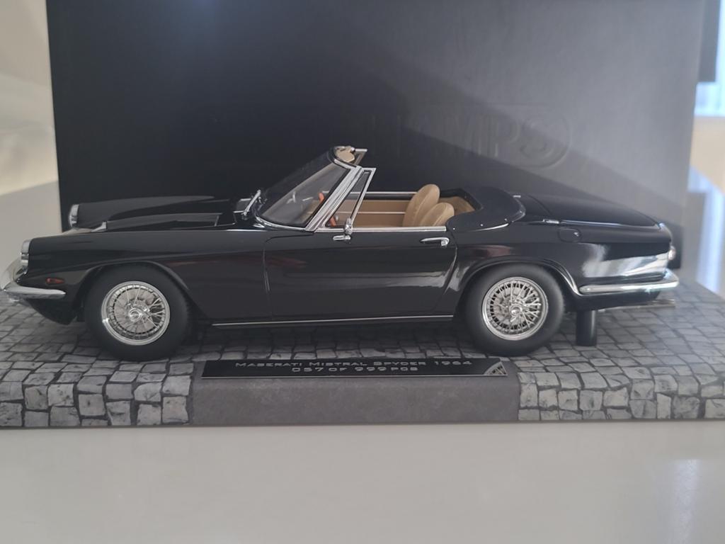 1:18 Minichamps Maserati Mistral Spyder, 1964 #057/999, BBR, Auto, Ophalen of Verzenden, Zo goed als nieuw