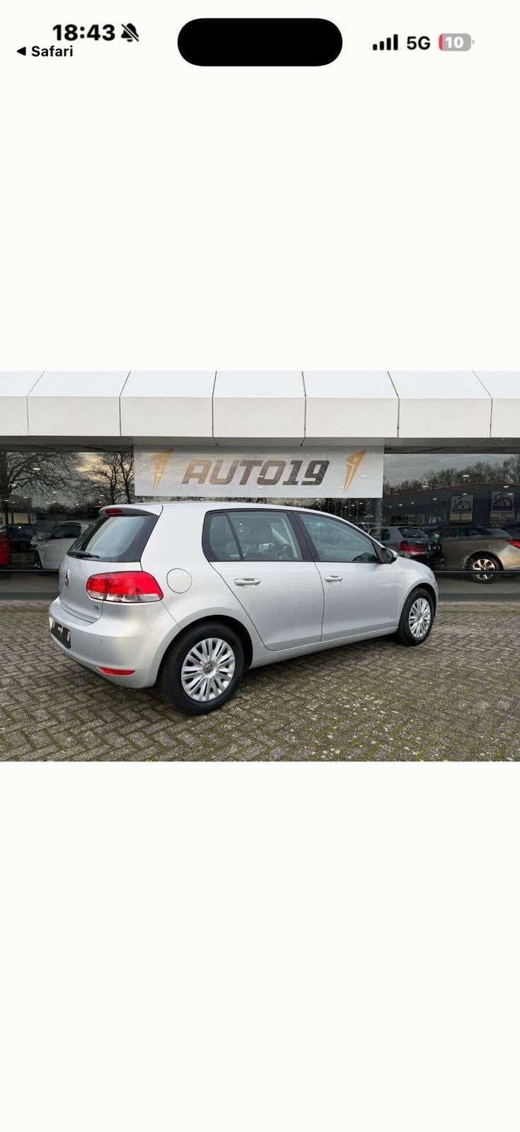 Volkswagen Golf 1.6 75KW DSG 2009 Grijs, Auto's, 15 km/l, 4 cilinders, 1165 kg, 1200 kg